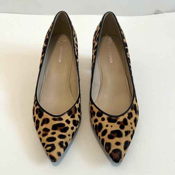 EUC Marc Fisher Leopard Print Calf Hair Pumps - Size 8M - Picture 5 of 16